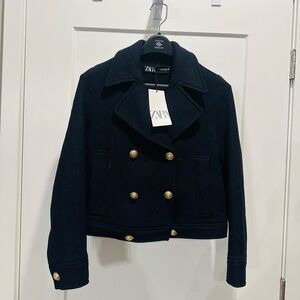 ZARA Women’s Navy Jacket